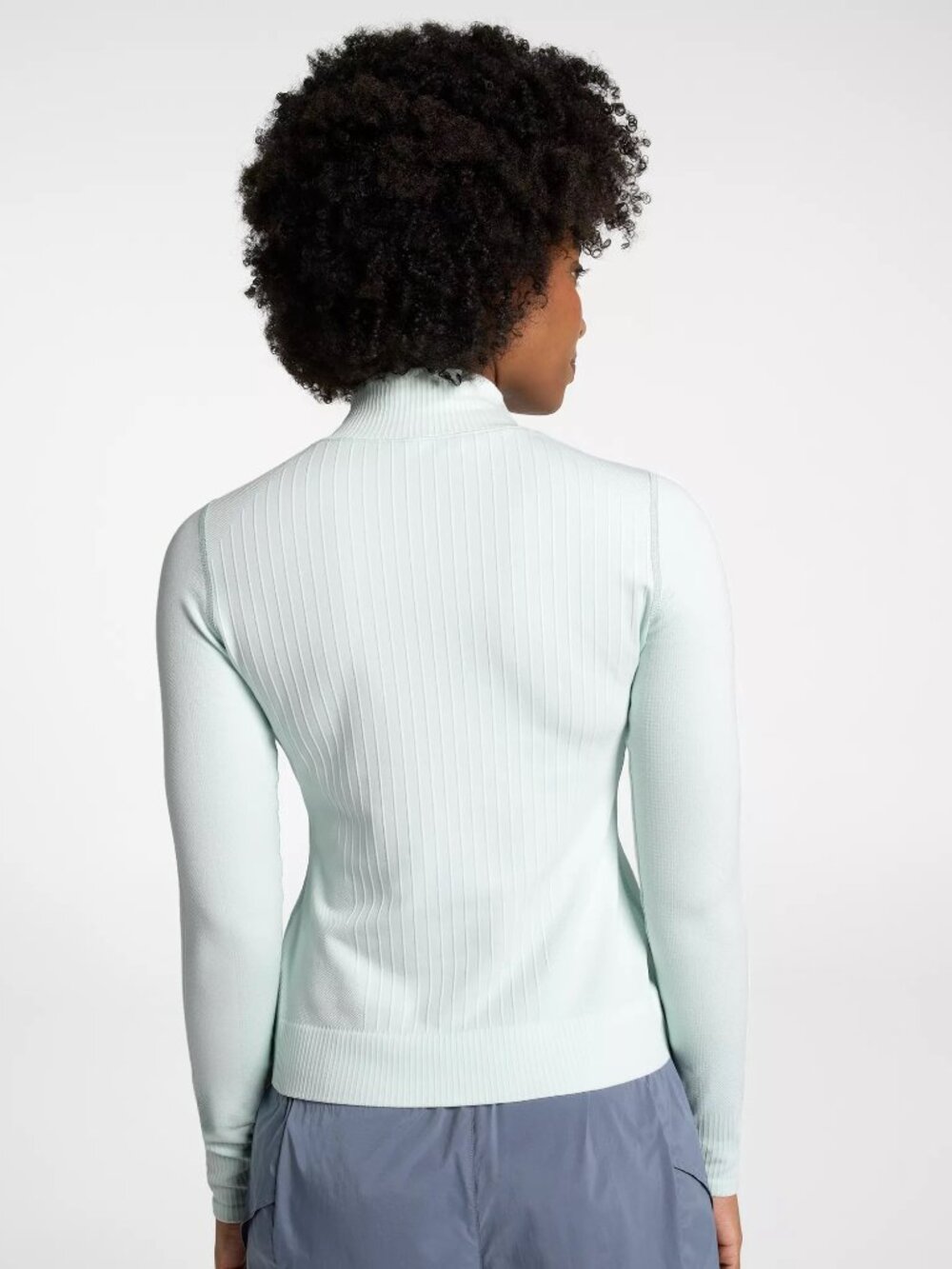 CALIA Women's Seamless Turtleneck Sweater- Size: S - Color: Mint Ceylon - Picture 3 of 5